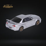 Inno64 Nissan Skyline GT-R R34 V-SPEC II Silver 1:64