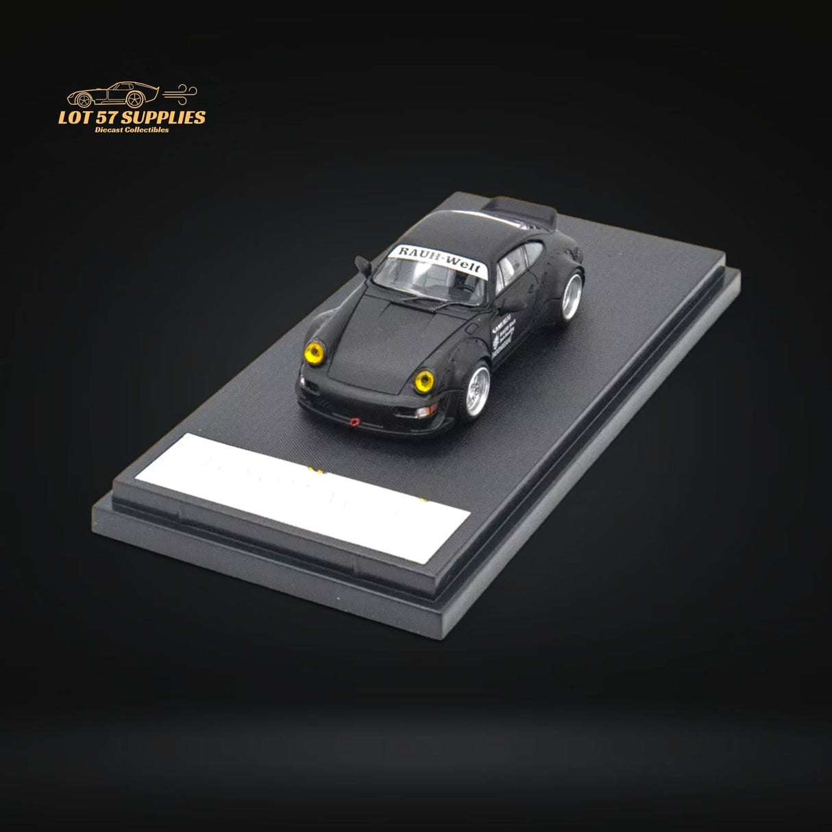 Mini Station Porsche RWB 964 Samurai Black 1:64