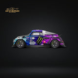Mini Station Volkswagen Beetle Targa RWB Pink Flower Livery 1:64