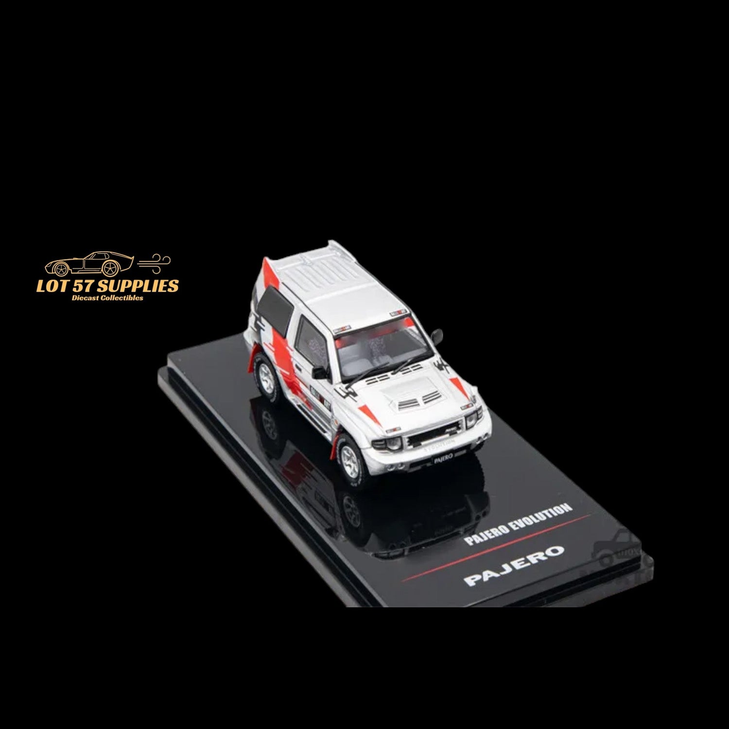 Inno64 Mitsubishi Pajero Evolution Ralliart Silver 1:64