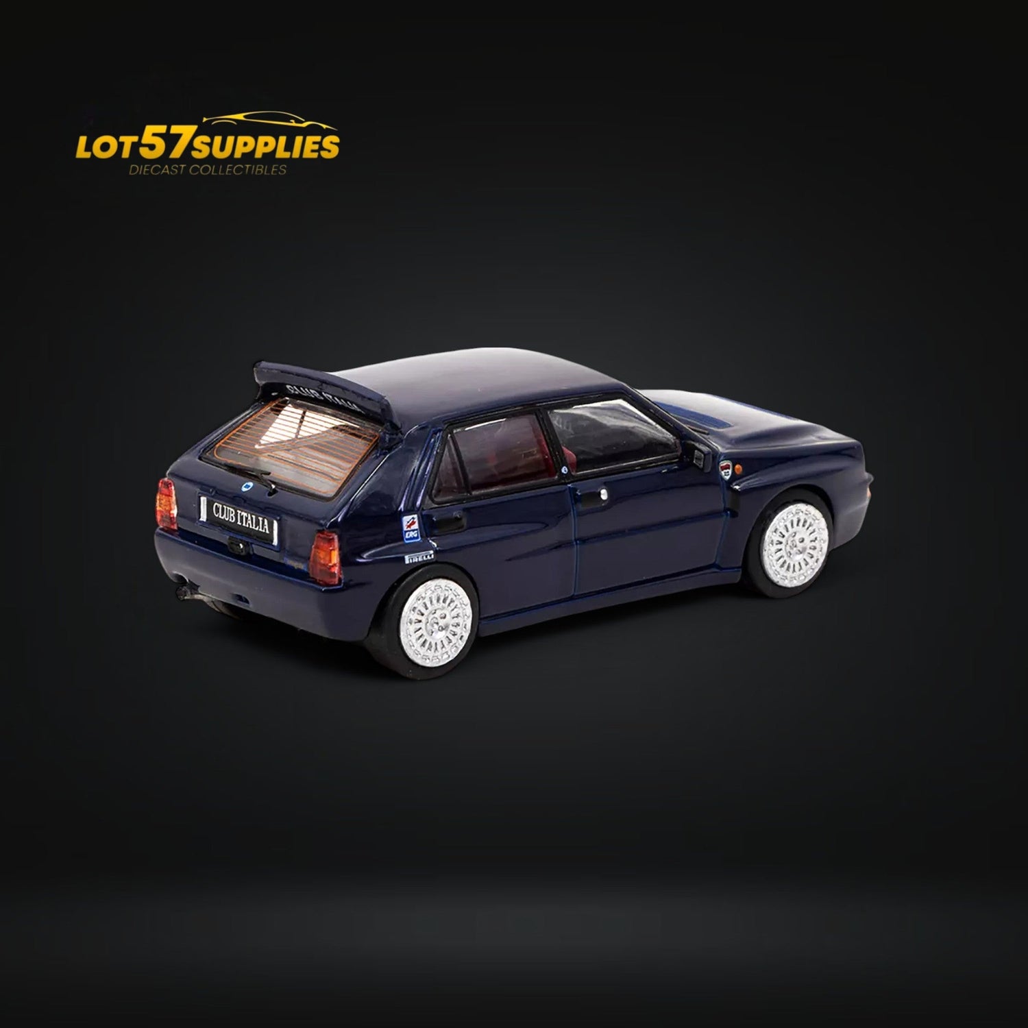 Tarmac Works Lancia Delta HF Integrale Dark Blue 1:64