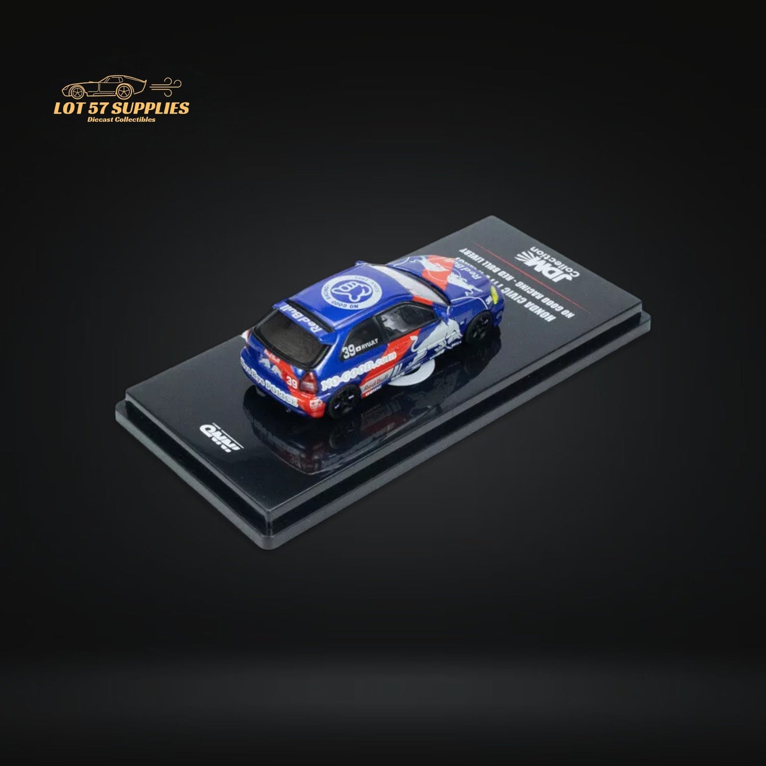 Inno64 Honda Civic Type-R EK9 NO GOOD RACING Red Bull Livery 1:64