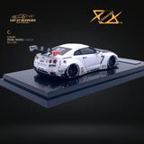 404ERROR LB-Works Skyline GT-R R35 Pearl White Carbon Hood 1:64