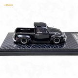 YM Model Volkswagen Beetle Pickup Truck FUSCUP Black 1:64