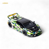 Flame Lamborghini Huracan LP610-4 LWBK WideBody Camouflage 1:64