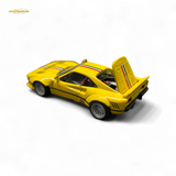 Hone Model 64 288GTO Wide-Body Latte Art Yellow 1:64