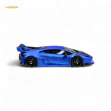 FLAME Lamborghini Huracan LP610-4 WideBody Resin - Matte Blue 1:64