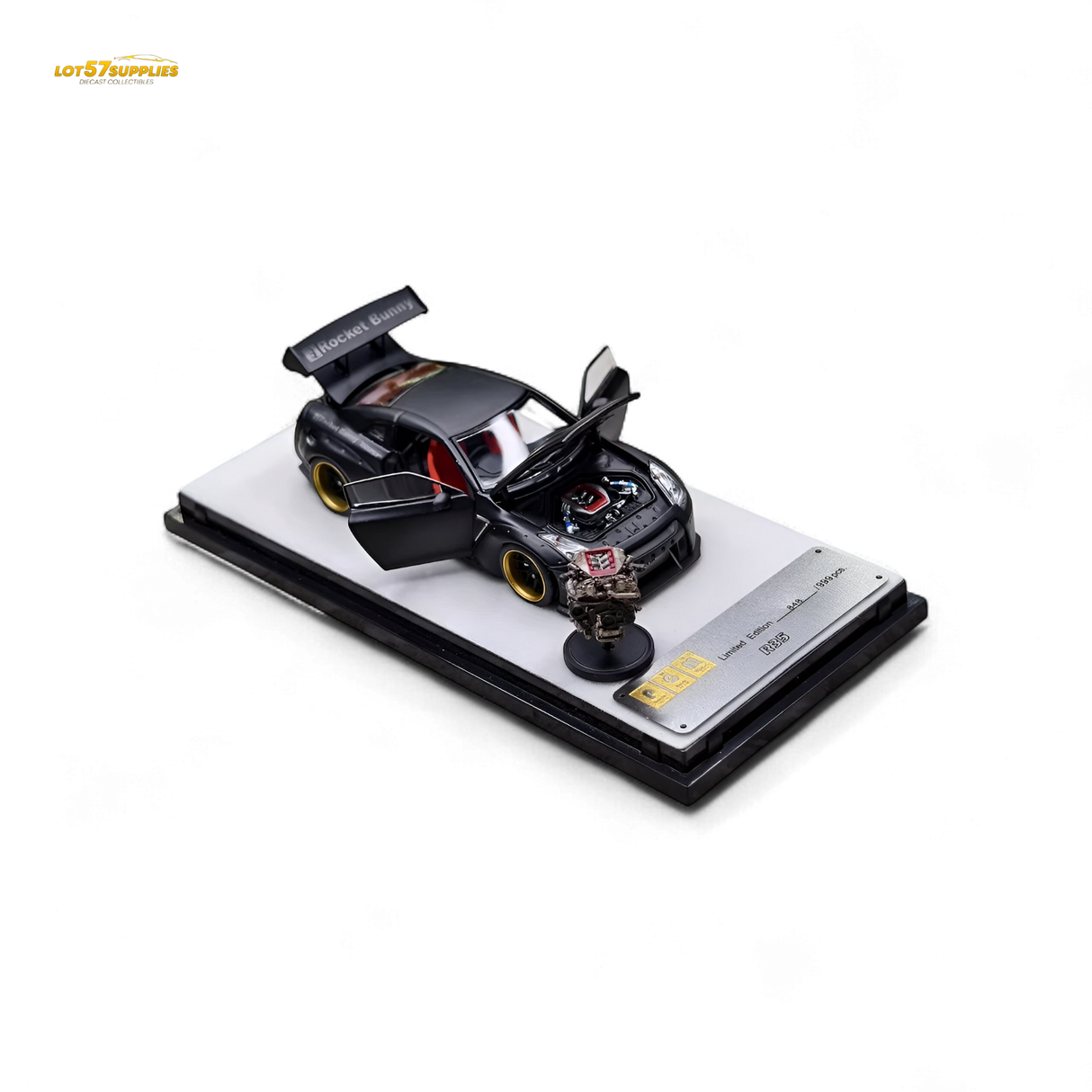 PGM Rocket Bunny R35 Matte Black 1:64