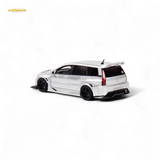 404ERROR Mitsubishi Lancer EVO 9 Wagon Glossy Silver 1:64