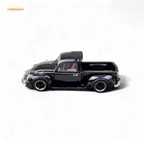 YM Model Volkswagen Beetle Pickup Truck FUSCUP Black 1:64