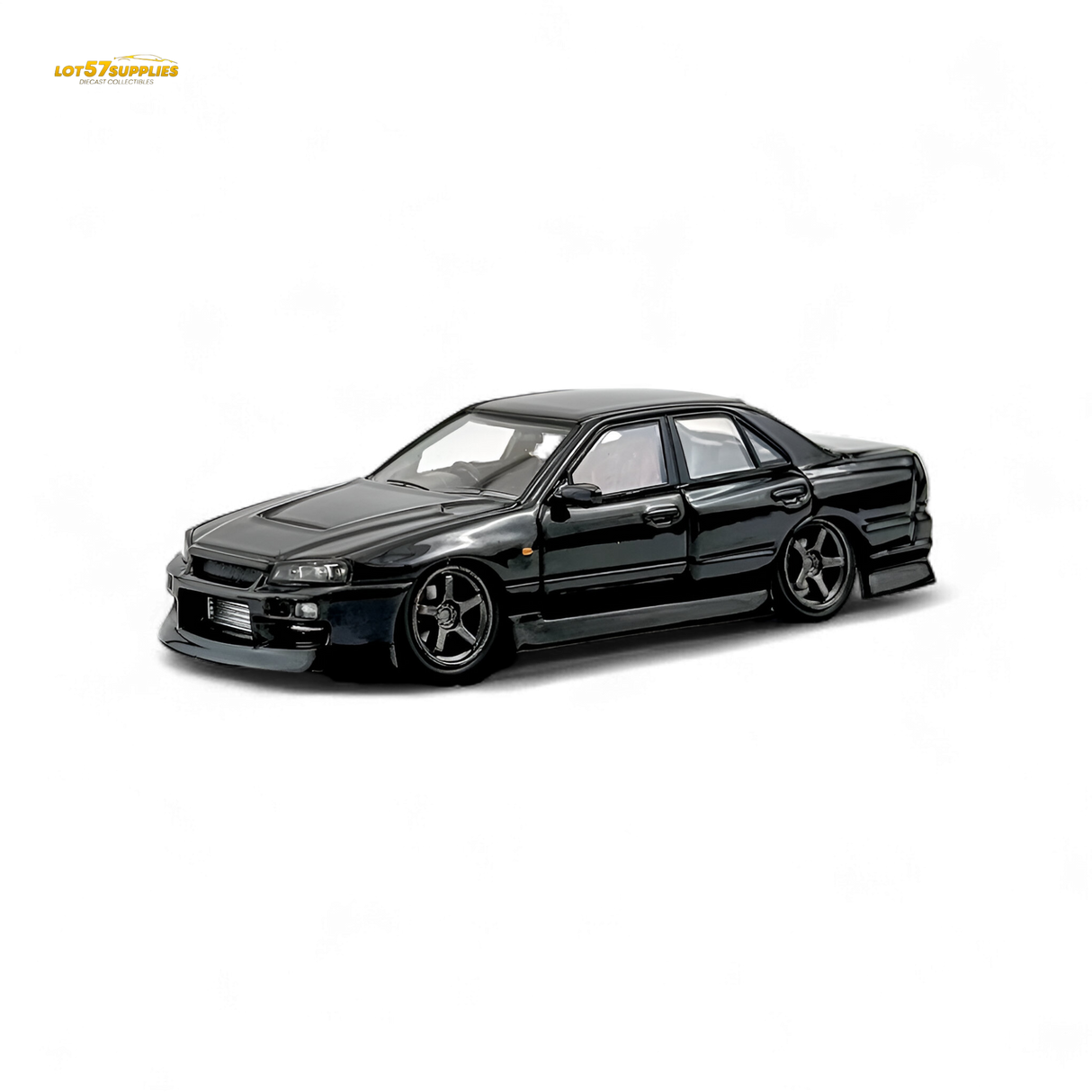 Mortal ER34 Skyline Uras Metallic Black 1:64