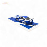 TimeMicro Skyline GT-R R34 Blue Silver 1:64