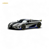 Guo Ji Agera RS Matte Silver Gray 1:64