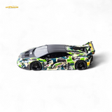 Flame Lamborghini Huracan LP610-4 LWBK WideBody Camouflage 1:64