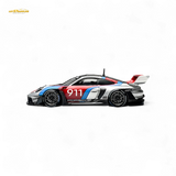 HKM Model Porsche 911 GT3 Rennsport Silver 1:64