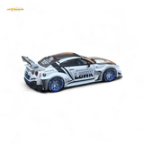 MC LB GTR R35 GT - White Blue Stripe Carbon Roof 1:64