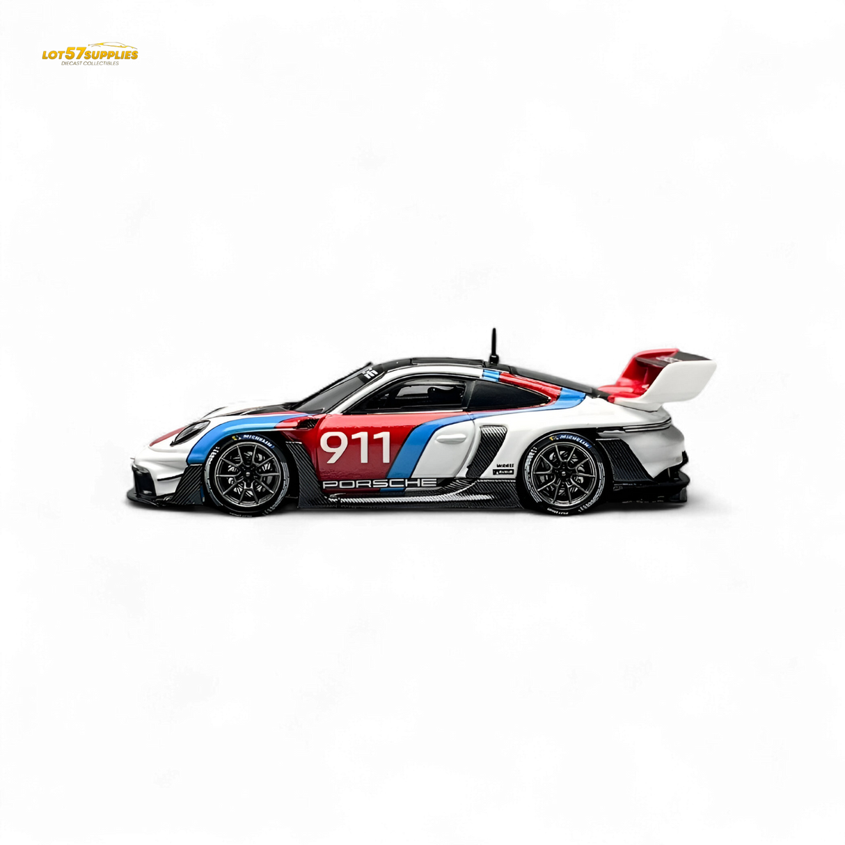 HKM Model Porsche 911 GT3 Rennsport White 1:64