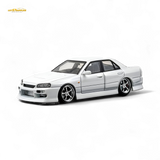 Mortal Nissan ER34 Skyline Uras Pearl White 1:64