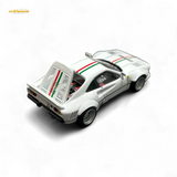 Hone Model 64 288GTO Wide-Body Latte Art White 1:64