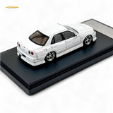 Mortal Nissan ER34 Skyline Uras Pearl White 1:64