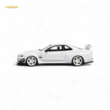 404ERROR Nissan Skyline GT-R R34 Customized White 1:64