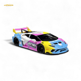 Flame Lamborghini Huracan LP610-4 LWBK WideBody Resin 1:64