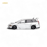 404ERROR Mitsubishi Lancer EVO 9 Wagon Glossy Silver 1:64