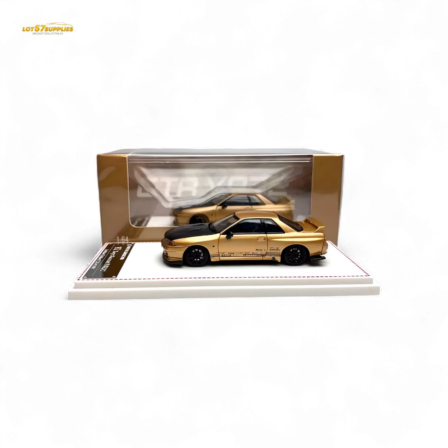 Focal Horizon Nissan Skyline GT-R R32 Top Secret Gold 1:64