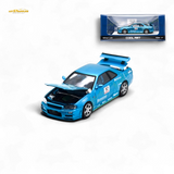 Cool Art Nissan Skyline R34 Blue #92 1:64