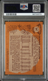 1981 TOPPS DENNIS JOHNSON  #34 - PSA 9