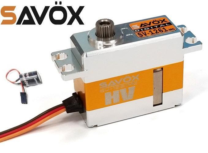 Savox SV-1261MG Mini Hi Torque High Voltage Digital Servo w Glitch Buster