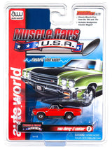 Auto World 1969 Chevy El Camino Red Thunderjet HO Slot Car SC349 fits AFX