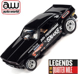 Auto World 4Gear Hot Wheels Plymouth Cuda Don The Snake Prudhomme Funny HO Slot Car