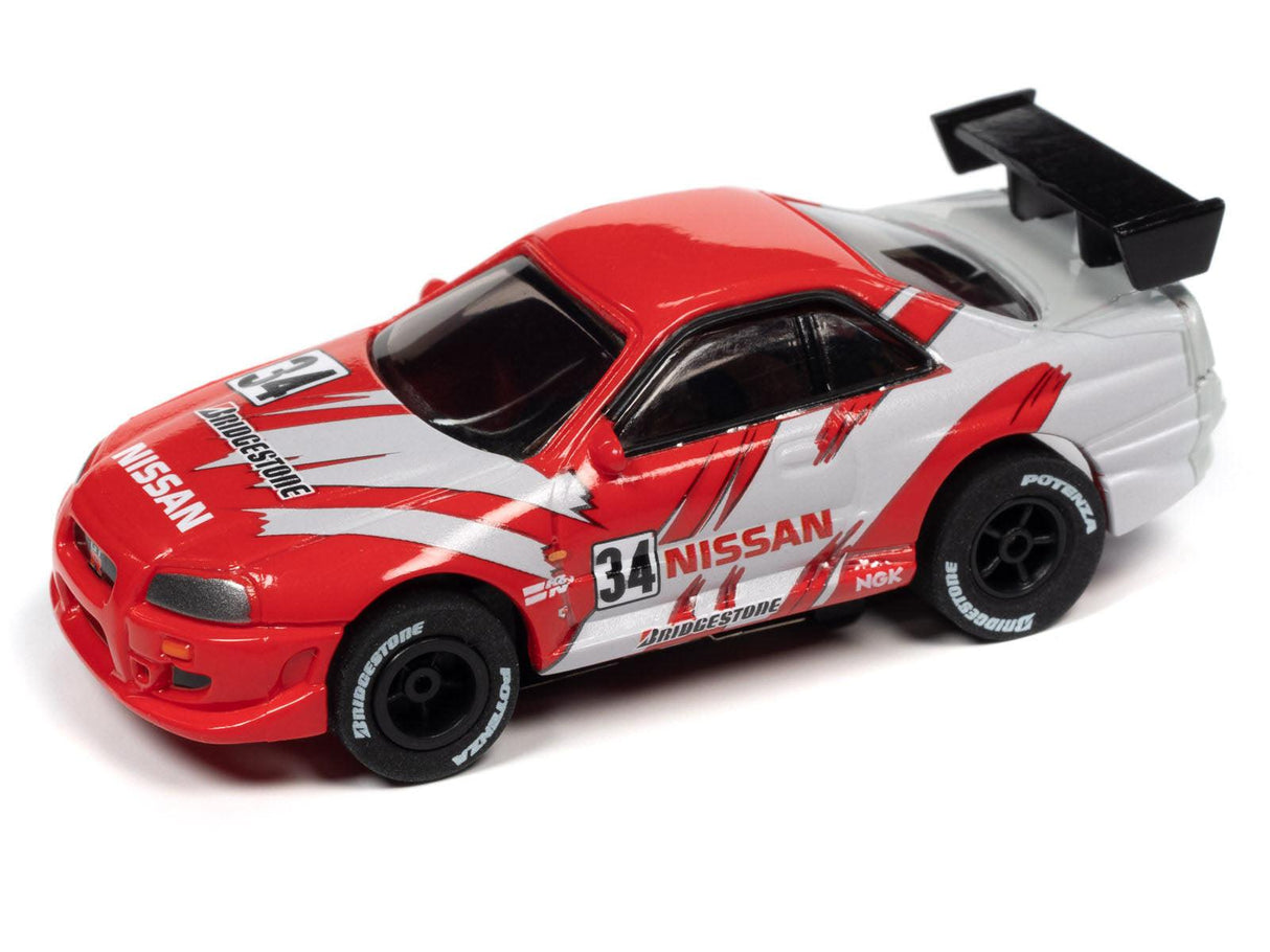 Auto World Nissan Skyline GTR Xtraction Import Heat for AFX HO Scale Slot Car SC378