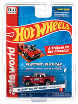 Auto World 1955 Chevy Bel Air Gasser Candy Striper Tribute HO Slot Car SC382