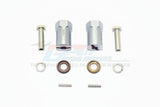 GPM ALUMINUM HEX ADAPTERS 21MM THICK AXIAL SCX10 / SCX10 II GUN SILVER  Accessories: Stainless Steel Pin 2x10-2PCS 5mm Shims-2PCS 5mm Metal Washer-2PCS Stainless Steel Hex Socket Screw 19mm-2PCS