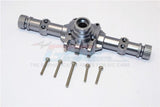 GPM ALUMINUM FRONT/REAR AXLE HOUSING AXIAL SCX10 II GUN SILVER