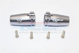 GPM SCX2022-GUNSILVER ALLOY REAR AXLE ADAPTERS AXIAL SCX10 II