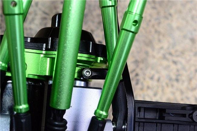 GPM ALUMINUM TRANSMISSION SUPPORTING MOUNT AXIAL SCX10 II GUN SILVER