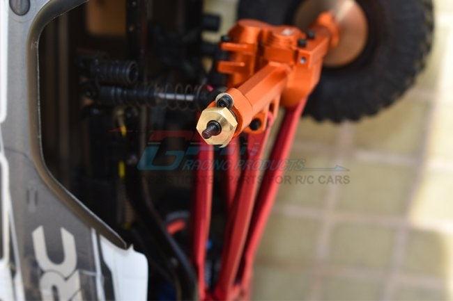 GPM BRASS HEX ADAPTERS 3MM THICK AXIAL 1:24 SCX24 DEADBOLT / JEEP WRANGLER