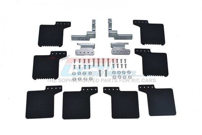 GPM MUD FLAP AXIAL 1/10 SCX10 III JEEP WRANGLER / JEEP GLADIATOR GUN SILVER