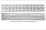 GPM RC CAR STAINLESS STEEL SLIP PROOF TREAD FRONT REAR AXIAL SCX10 III CLEAR