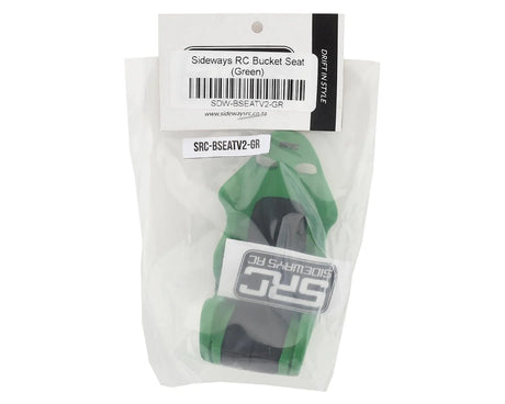 SIDEWAYS RC BSEATV2-GR Scale Drift Bucket Seat V2 (Green)