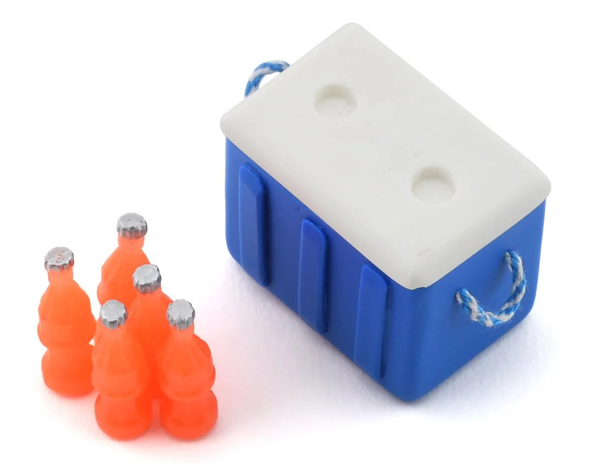 Sideways RC Scale Drift Cooler w/Bottles (Blue)