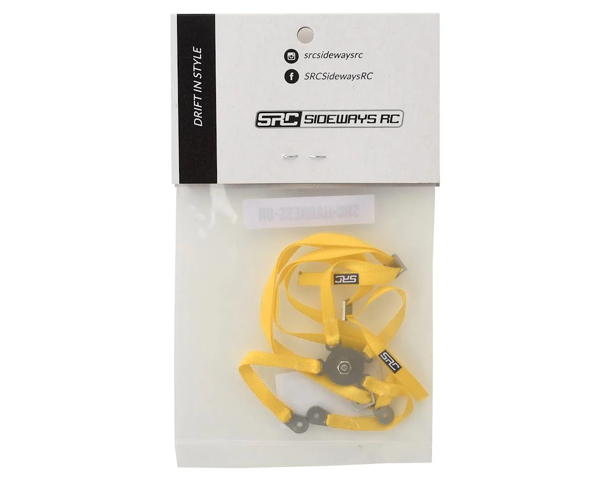 SIDEWAYS RC HARNESS-YL Scale Drift Bucket Seat Harness (Yellow)