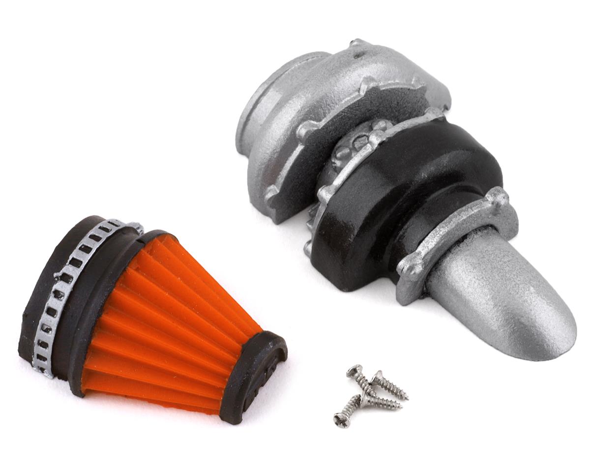 SIDEWAYS RC HTURCONEV2-OR Scale Drift Half Turbo 2 w/Cone Filter (Orange)