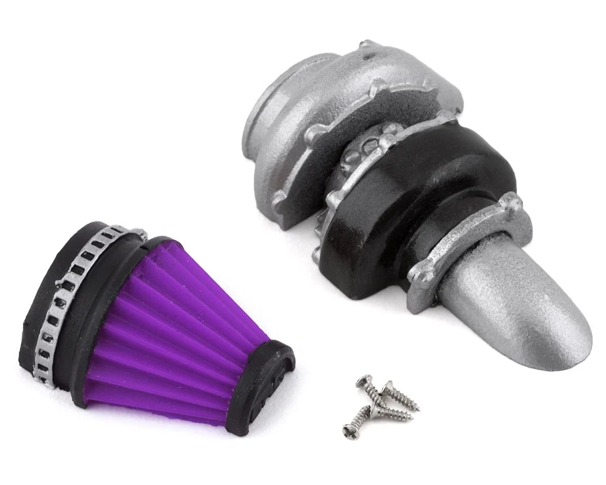 SIDEWAYS RC HTURCONEV2-BL Scale Drift Half Turbo 2 w/Cone Filter (PURPLE)