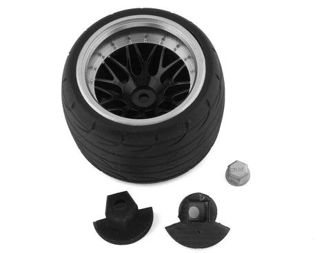 Sideways RC Radio Grip Wheel V3 (Black Chrome) SDW-RADIOGRIPV3