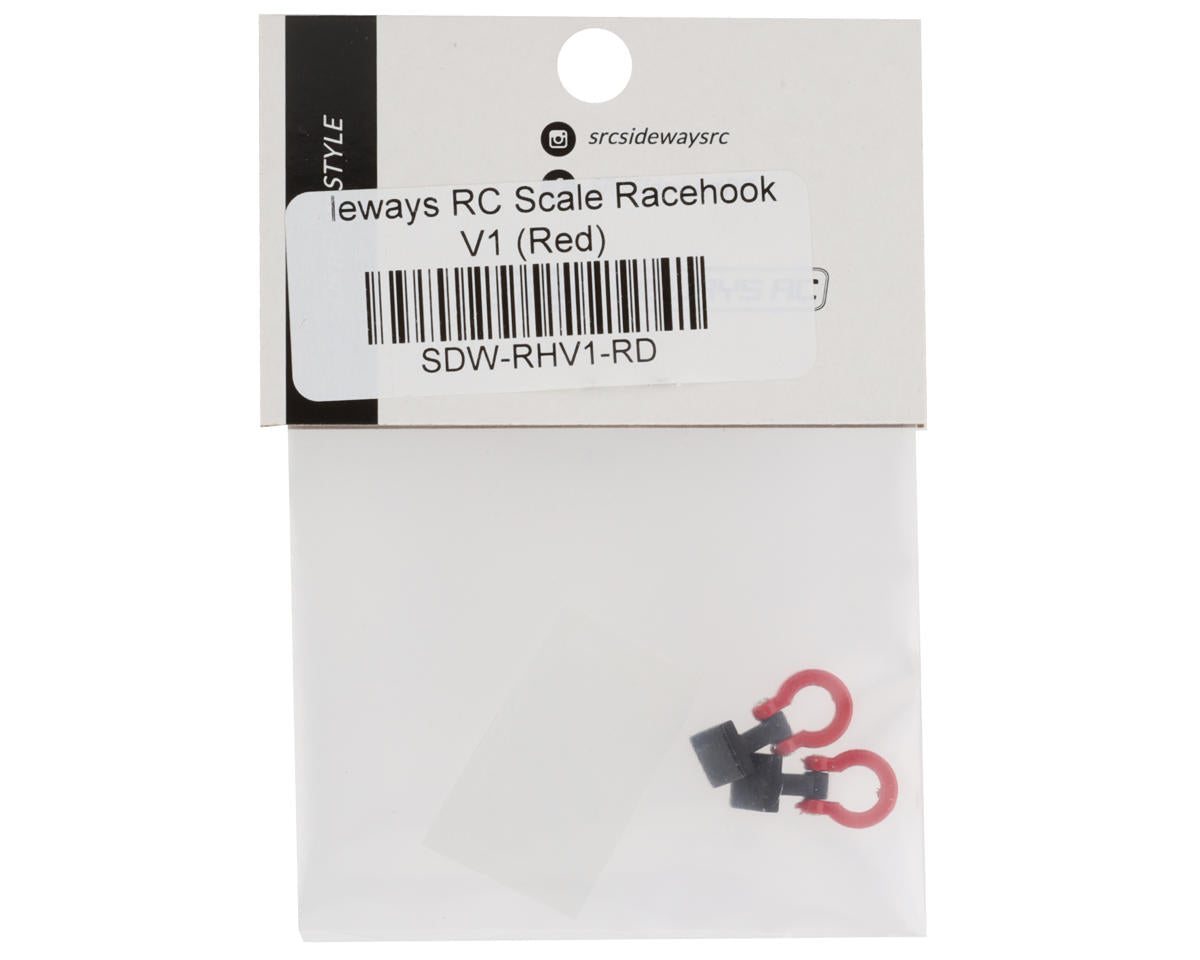 Sideways RC Scale Race Tow Hook (Red)