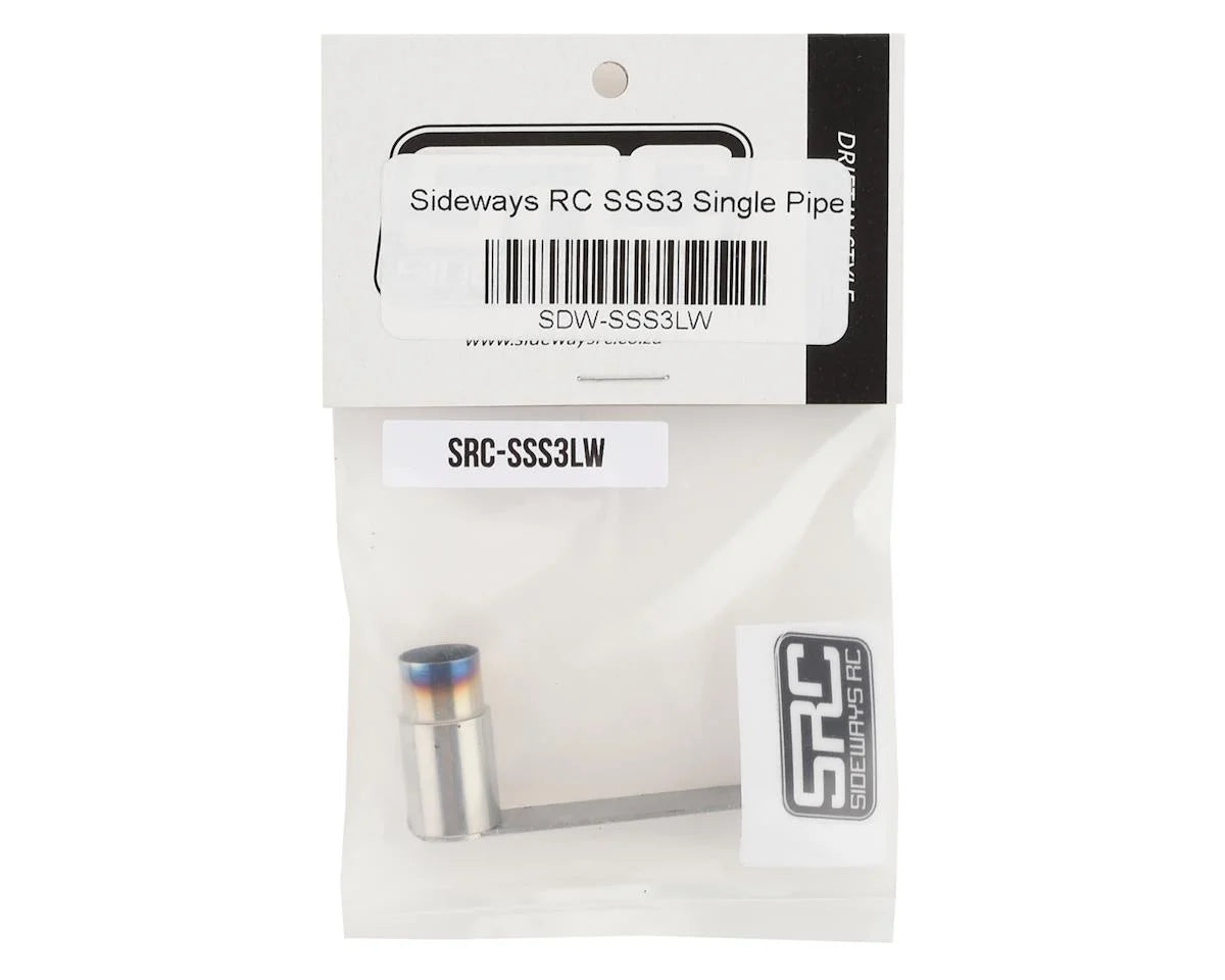 Sideways SDW-SSS3LW RC Scale Drift SSS3LW Single Pipe Exhaust Tip